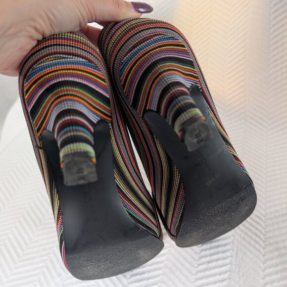 United Nude Fold Mid Multicolour Ankle Boots Size 39 8.5 Booties - Picture 8 of 9